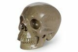 Realistic, Polished Chohua Jasper Skull #382010-2